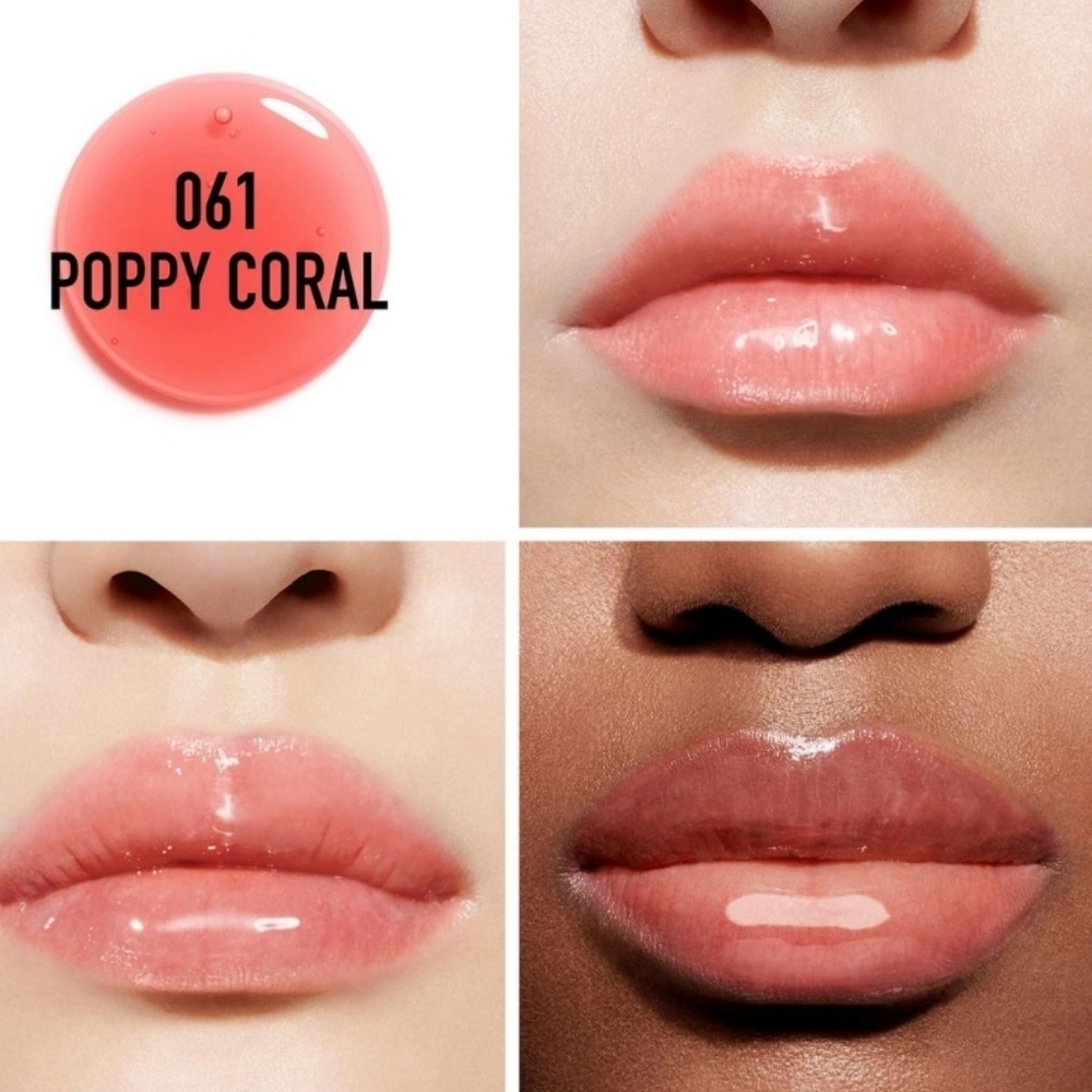 Dior Addict Lip Glow Oil: Poppy Coral (061), New - Picture 2 of 6
